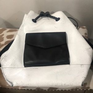 L.A.M.B mini tote backpack drawstring